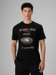 mini: Męski t-shirt z nadrukiem 4F 4FRSS26TTSHM3976 - czarny (1)