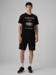 mini: Męski t-shirt z nadrukiem 4F 4FRSS26TTSHM3976 - czarny (2)