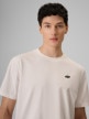 mini: Męski t-shirt z nadrukiem 4F 4FRSS26TTSHM3977 - biały (3)