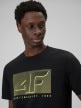mini: Męski t-shirt z nadrukiem 4F 4FRSS26TTSHM3991 - czarny (4)