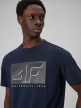 mini: Męski t-shirt z nadrukiem 4F 4FRSS26TTSHM3991 - granatowy (4)