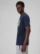mini: Męski t-shirt z nadrukiem 4F 4FRSS26TTSHM3991 - granatowy (3)