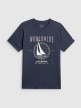 mini: Męski t-shirt z nadrukiem 4F 4FRSS26TTSHM3993 - granatowy (5)