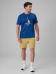 mini: Męski t-shirt z nadrukiem 4F 4FRSS26TTSHM3996 - niebieski (2)