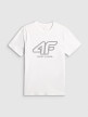 mini: Męski t-shirt z nadrukiem 4F 4FRSS26TTSHM3999 - biały (5)