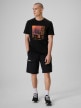 mini: Męski t-shirt z nadrukiem 4F 4FRSS26TTSHM4001 - czarny (3)