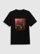 mini: Męski t-shirt z nadrukiem 4F 4FRSS26TTSHM4001 - czarny (7)