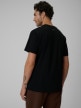 mini: Męski t-shirt z nadrukiem 4F 4FRSS26TTSHM4227 - czarny (4)