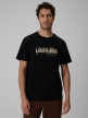 mini: Męski t-shirt z nadrukiem 4F 4FRSS26TTSHM4227 - czarny (1)