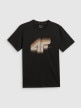 mini: Męski t-shirt z nadrukiem 4F 4FRSS26TTSHM4228 - czarny (5)