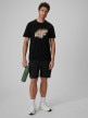 mini: Męski t-shirt z nadrukiem 4F 4FRSS26TTSHM4228 - czarny (2)