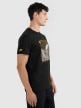 mini: Męski t-shirt z nadrukiem 4F 4FWAW25TTSHM3122 - czarny (3)