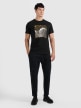 mini: Męski t-shirt z nadrukiem 4F 4FWAW25TTSHM3122 - czarny (2)