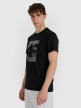 mini: Męski t-shirt z nadrukiem 4F 4FWAW25TTSHM3126 - czarny (3)