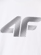 mini: Męski t-shirt z nadrukiem 4F 4FWMM00TTSHM2257 - biały (14)