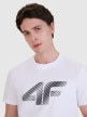 mini: Męski t-shirt z nadrukiem 4F 4FWMM00TTSHM2257 - biały (11)
