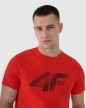 mini: Męski t-shirt z nadrukiem 4F 4FWMM00TTSHM2257 - czerwony (2)