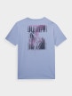 mini: Męski t-shirt z nadrukiem 4F 4FWSS24TTSHM1287 – niebieski (7)
