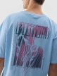 mini: Męski t-shirt z nadrukiem 4F 4FWSS24TTSHM1287 – niebieski (3)