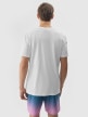 mini: Męski t-shirt z nadrukiem 4F 4FWSS24TTSHM1289 - biały (5)