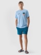 mini: Męski t-shirt z nadrukiem 4F 4FWSS24TTSHM1289 - niebieski (4)