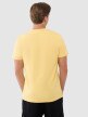 mini: Męski t-shirt z nadrukiem 4F 4FWSS25TTSHM1974 - żółty (4)