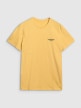 mini: Męski t-shirt z nadrukiem 4F 4FWSS25TTSHM1974 - żółty (6)