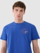 mini: Męski t-shirt z nadrukiem 4F 4FWSS25TTSHM1981 - niebieski (2)