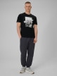 mini: Męski t-shirt z nadrukiem 4F 4FWSS26TTSHM2660 - czarny (2)