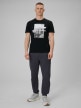 mini: Męski t-shirt z nadrukiem 4F 4FWSS26TTSHM2660 - czarny (5)
