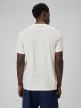 mini: Męski t-shirt z nadrukiem 4F 4FWSS26TTSHM2661 - kremowy (6)