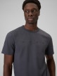 mini: Męski t-shirt z nadrukiem 4F 4FWSS26TTSHM2661 - szary (4)