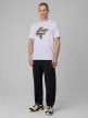 mini: Męski t-shirt z nadrukiem 4F 4FWSS26TTSHM2662 - biały (6)