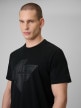 mini: Męski t-shirt z nadrukiem 4F 4FWSS26TTSHM2662 - czarny (4)