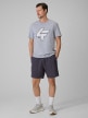 mini: Męski t-shirt z nadrukiem 4F 4FWSS26TTSHM2662 - szary (2)