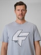 mini: Męski t-shirt z nadrukiem 4F 4FWSS26TTSHM2662 - szary (4)