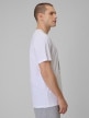 mini: Męski t-shirt z nadrukiem 4F 4FWSS26TTSHM2664 - biały (3)