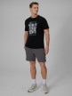 mini: Męski t-shirt z nadrukiem 4F 4FWSS26TTSHM2664 - czarny (2)