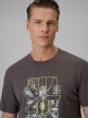 mini: Męski t-shirt z nadrukiem 4F 4FWSS26TTSHM2664 - szary (3)