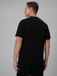 mini: Męski t-shirt z nadrukiem 4F 4FWSS26TTSHM2665 - czarny (4)