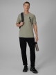 mini: Męski t-shirt z nadrukiem 4F 4FWSS26TTSHM2665 - khaki (2)
