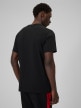 mini: Męski t-shirt z nadrukiem 4F 4FWSS26TTSHM2666 - czarny (6)