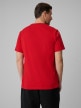 mini: Męski t-shirt z nadrukiem 4F 4FWSS26TTSHM2666 - czerwony (6)