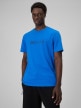 4F Męski tshirt z nadrukiem 4F 4FWSS26TTSHM2668  niebieski Niebieski