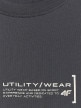 mini: Męski t-shirt z nadrukiem 4F 4FWSS26TTSHM2668 - szary (8)