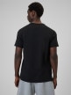 mini: Męski t-shirt z nadrukiem 4F 4FWSS26TTSHM3033 - czarny (6)