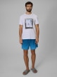 mini: Męski t-shirt z nadrukiem 4F 4FWSS26TTSHM3034 - biały (2)