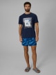 mini: Męski t-shirt z nadrukiem 4F 4FWSS26TTSHM3034 - granatowy (2)