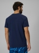 mini: Męski t-shirt z nadrukiem 4F 4FWSS26TTSHM3034 - granatowy (4)