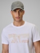 mini: Męski t-shirt z nadrukiem 4F 4FWSS26TTSHM3035 - biały (3)